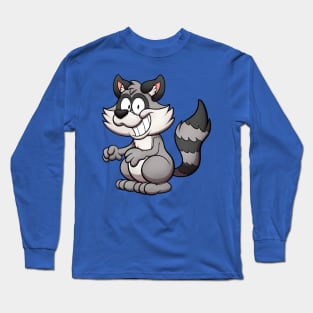 Cute Raccoon Long Sleeve T-Shirt